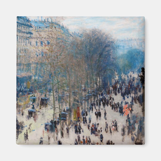 Paris Boulevard, Claude Monet Magnet (Front)