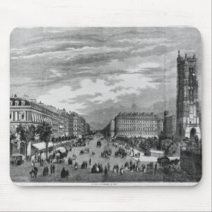 Paris, Boulevard de Sebastopol Mouse Pad