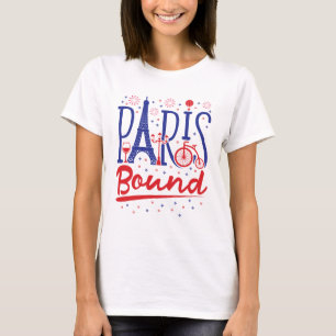 Paris Bound French Vacation Travel Traveler T-Shirt