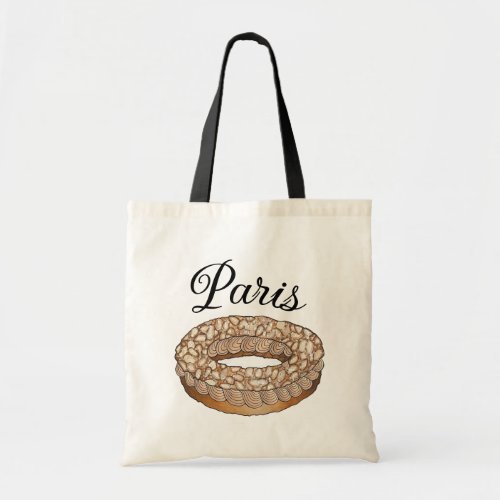 Paris_Brest Choux Pastry French Patisserie France Tote Bag