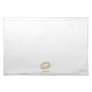 Paris-Brest watercolor Cloth Placemat