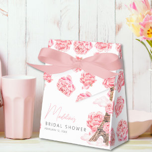 Paris Bridal Shower Thank You Favor Boxes