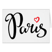 Paris Brush Lettering With Heart (Front Horizontal)