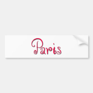 Paris Bumper Sticker
