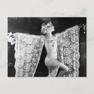 Paris Cabaret Dancer Postcard