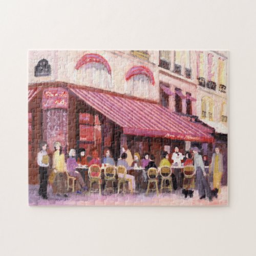Paris Cafe Bar Jigsaw Puzzle