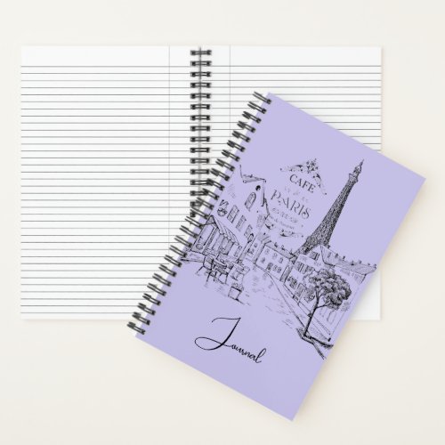 Paris Cafe journal