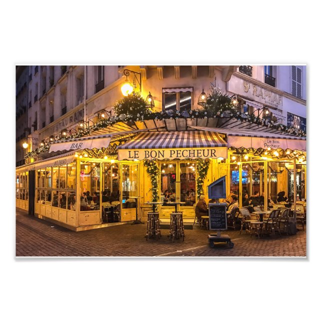 Paris Cafe - Le Bon Pecheur - Photo Print (Front)