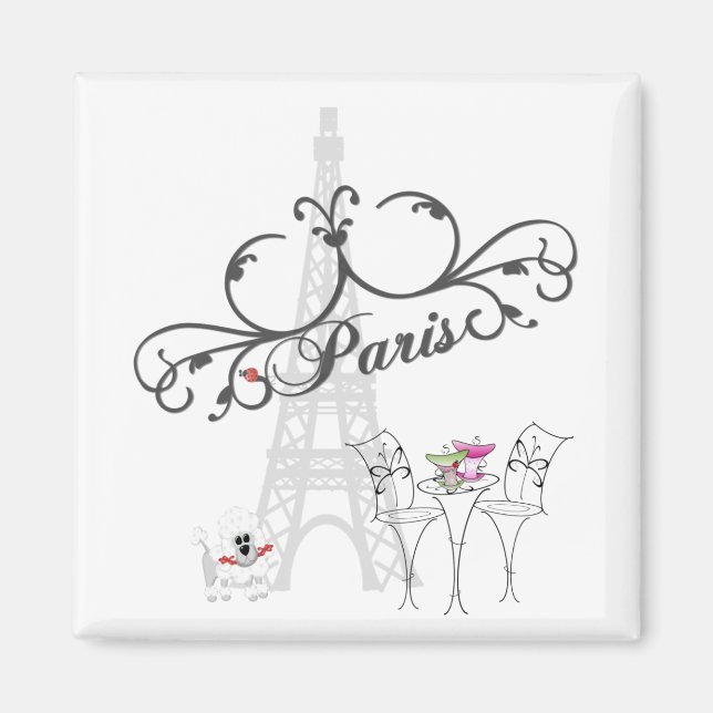 Paris Cafe Magnet (Front)