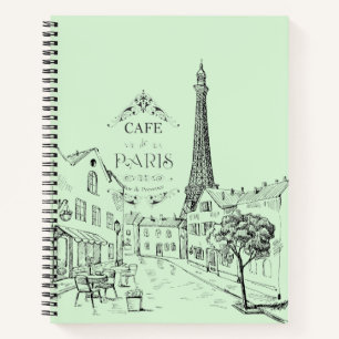 Paris Cafe Notebook