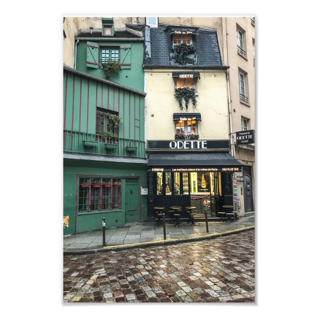 Paris Cafe Odette - Photo Print (Front)