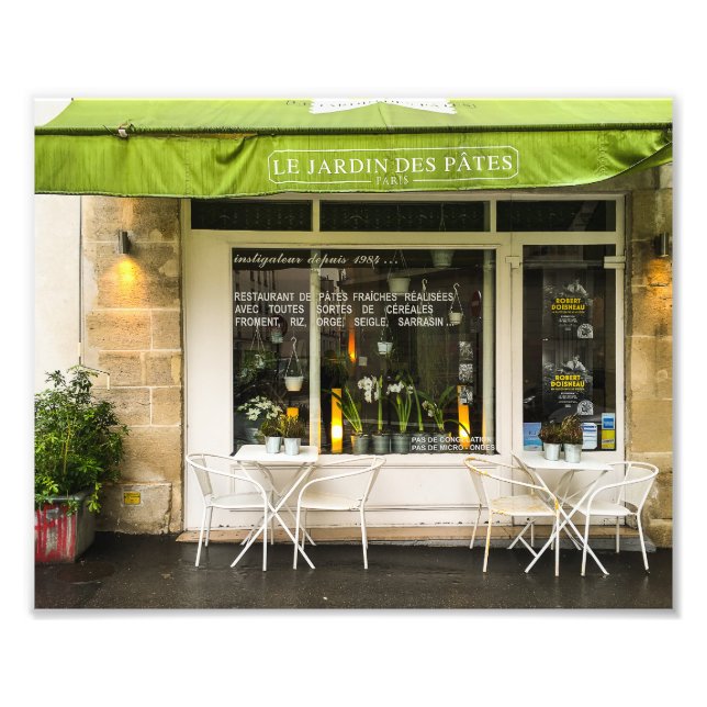 Paris Cafe Photo Print (Front)