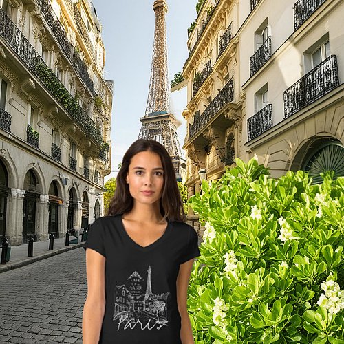 Paris cafe T_Shirt