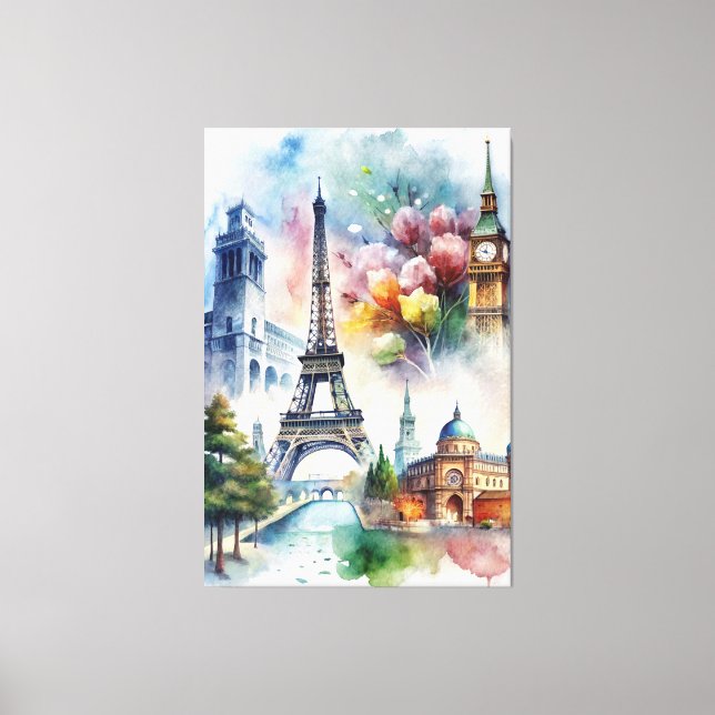 Paris Canvas Print (Front)