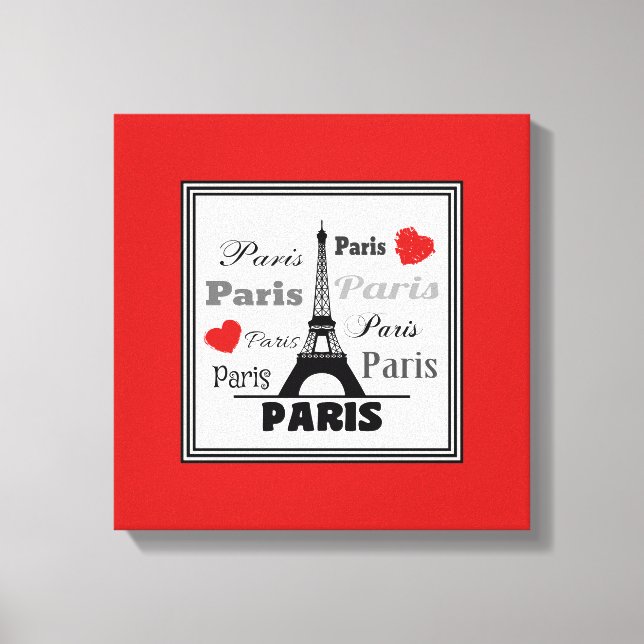 Paris Canvas Print (Front)