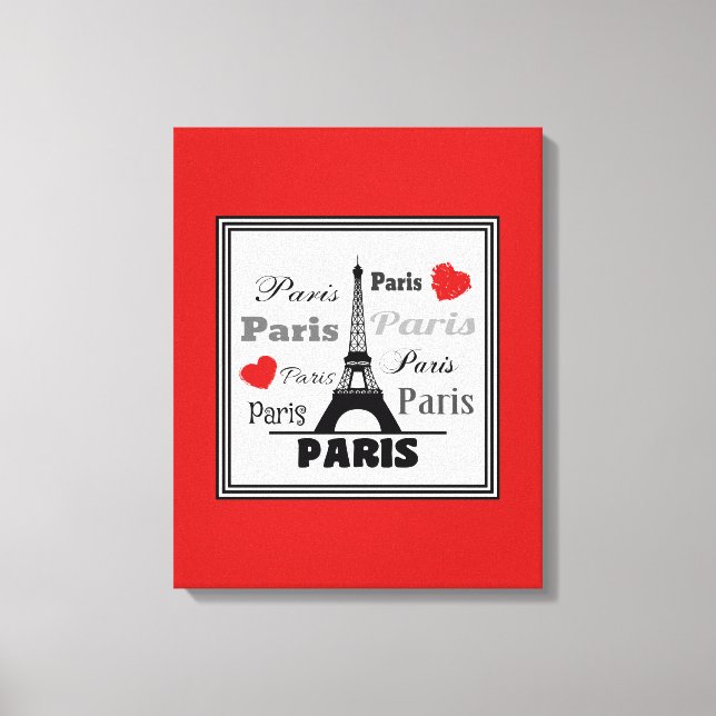 Paris Canvas Print (Front)