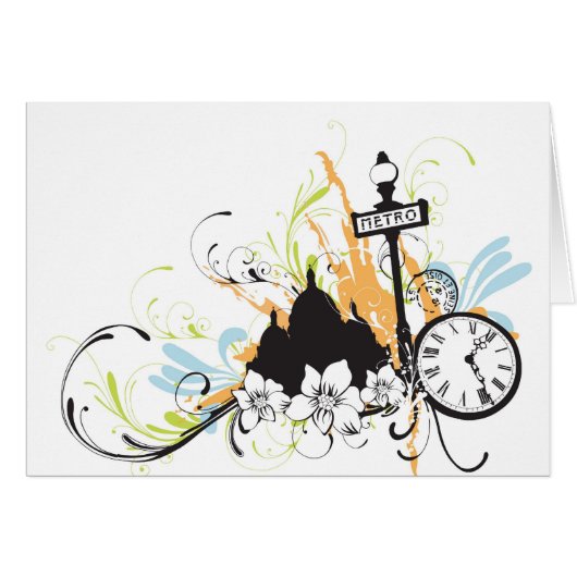 Paris Card (Front Horizontal)