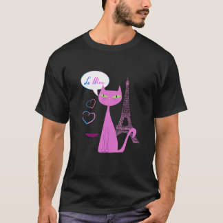 paris cat lovers T-Shirt