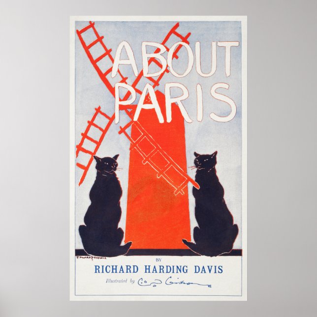Paris Cats Poster (Front)