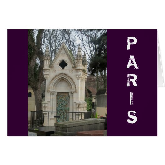 Paris Cemetary (Front Horizontal)