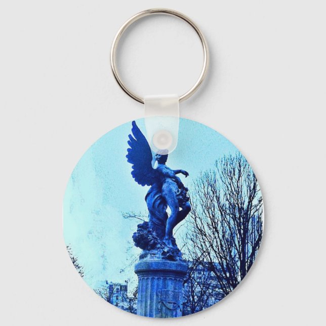 Paris Cemetary Angel Keychain (Front)