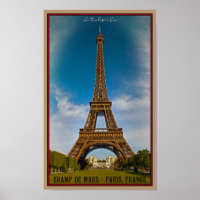 Paris - Champ de Mars Poster