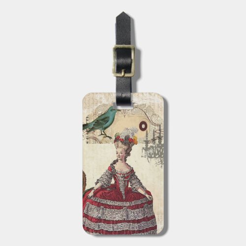 Paris Chandelier french queen  Marie Antoinette Luggage Tag