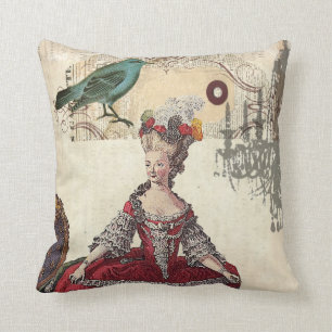 Paris Chandelier french queen Marie Antoinette Throw Pillow