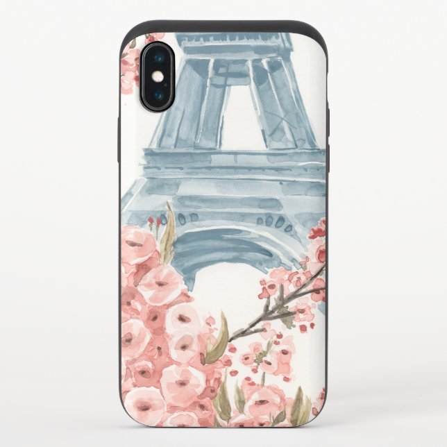 Paris Cherry Blossoms Uncommon iPhone Case (Back)