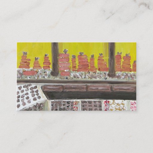 Customizable PARIS CHOCOLATES BUSINESS CARD