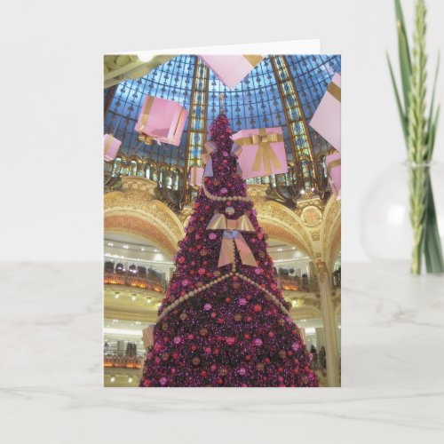 Paris Christmas greeting card