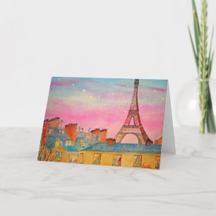 Paris Christmas Holiday Card
