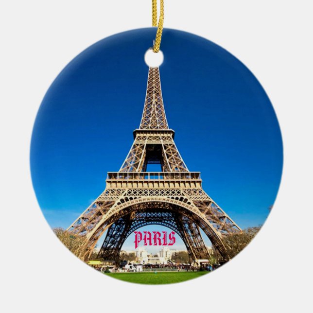 Paris Christmas Ornament (Front)