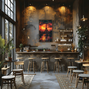 Paris: City of Light, City of Love - Sunset Poster