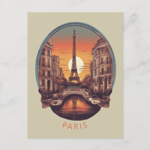 Paris, City of Love & Light Postcard