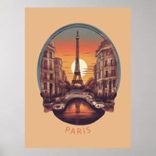 Paris, City of Love & Light Poster
