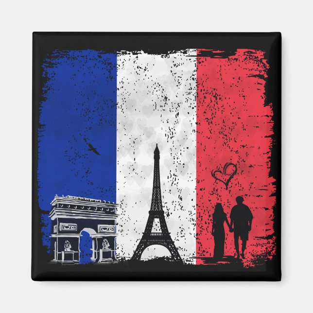 Paris city of love magnet (Front)