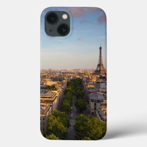Paris Cityscape at Sunset iPhone 13 Case