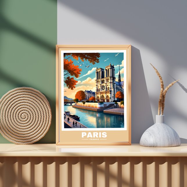 Paris Cityscape - Iconic Landmarks Poster (Creator Uploaded)