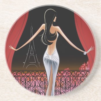Paris Coaster by Wiles44 at Zazzle