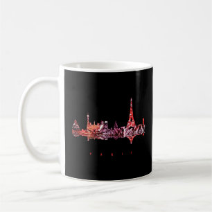 Paris Colorful Silhouette Coffee Mug