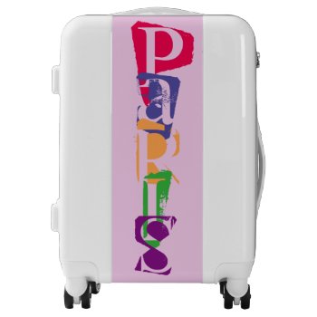 Paris Colors Luggage by PattiJAdkins at Zazzle