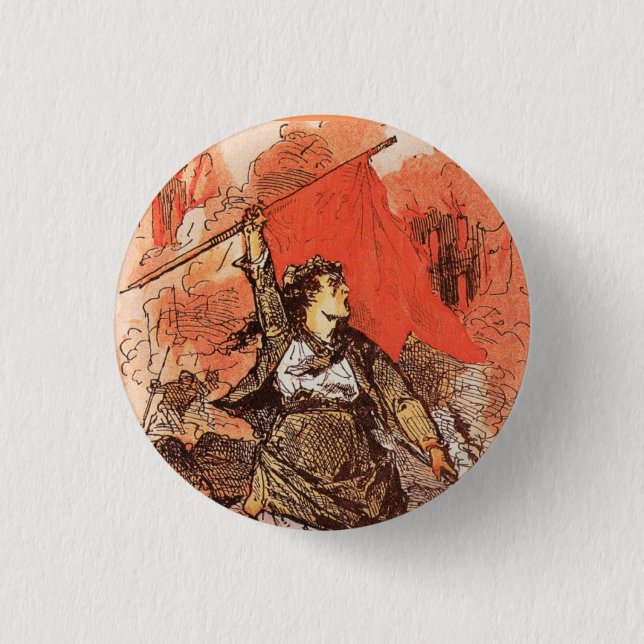 Paris Commune button (Front)