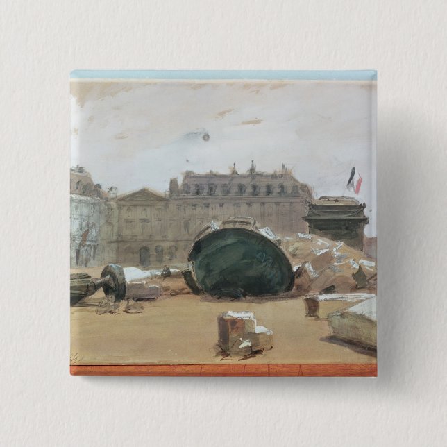 Paris Commune Pinback Button (Front)