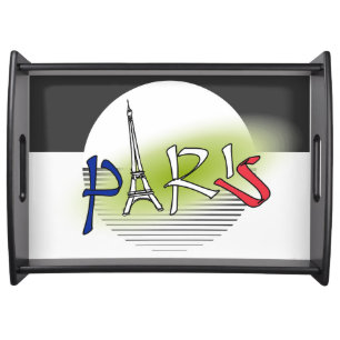 Paris Decorative Serving Tray