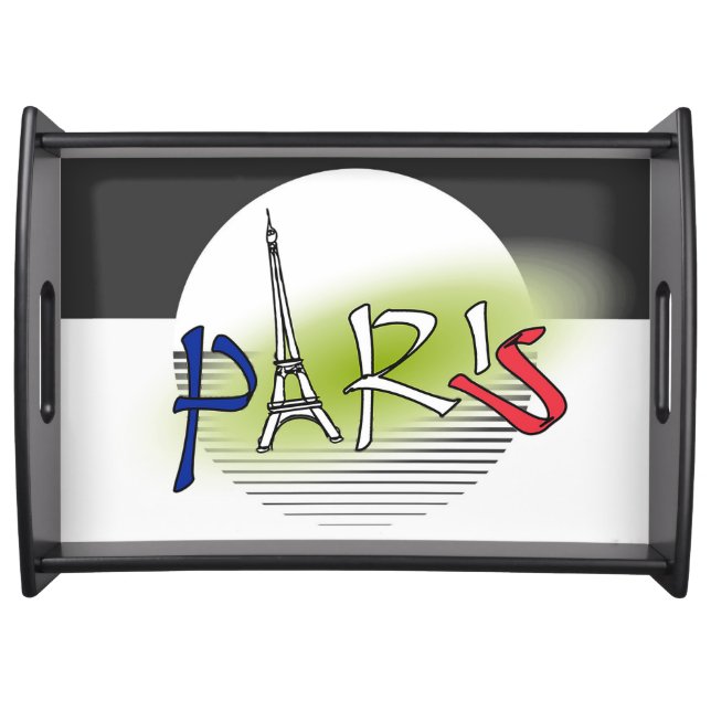 Paris Decorative Serving Tray (Front)