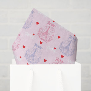 Paris Decoupage Tissue Paper, Eiffel Tower Paper