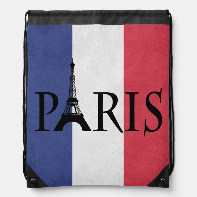 Paris Drawstring Bag (Front)