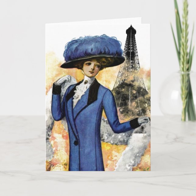 Paris Dreams Greeting Card (Front)