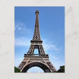 Paris Effel Tower Postcard